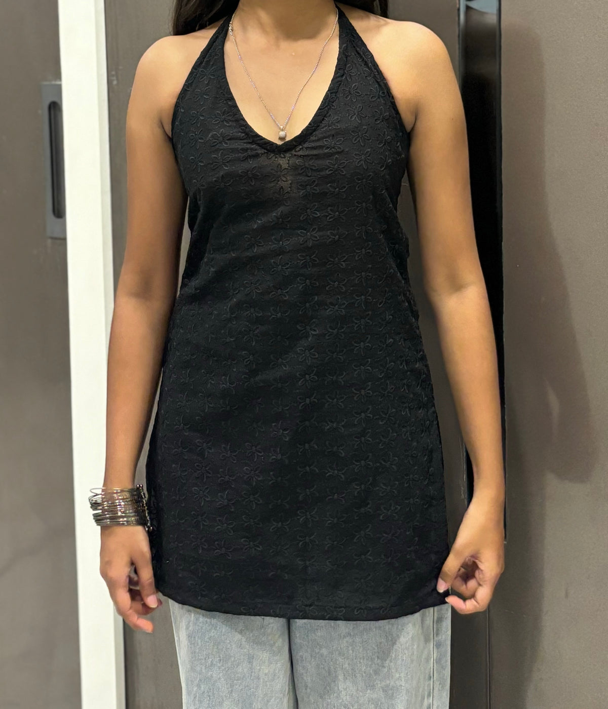 Ruhaani Halter Neck Kurti