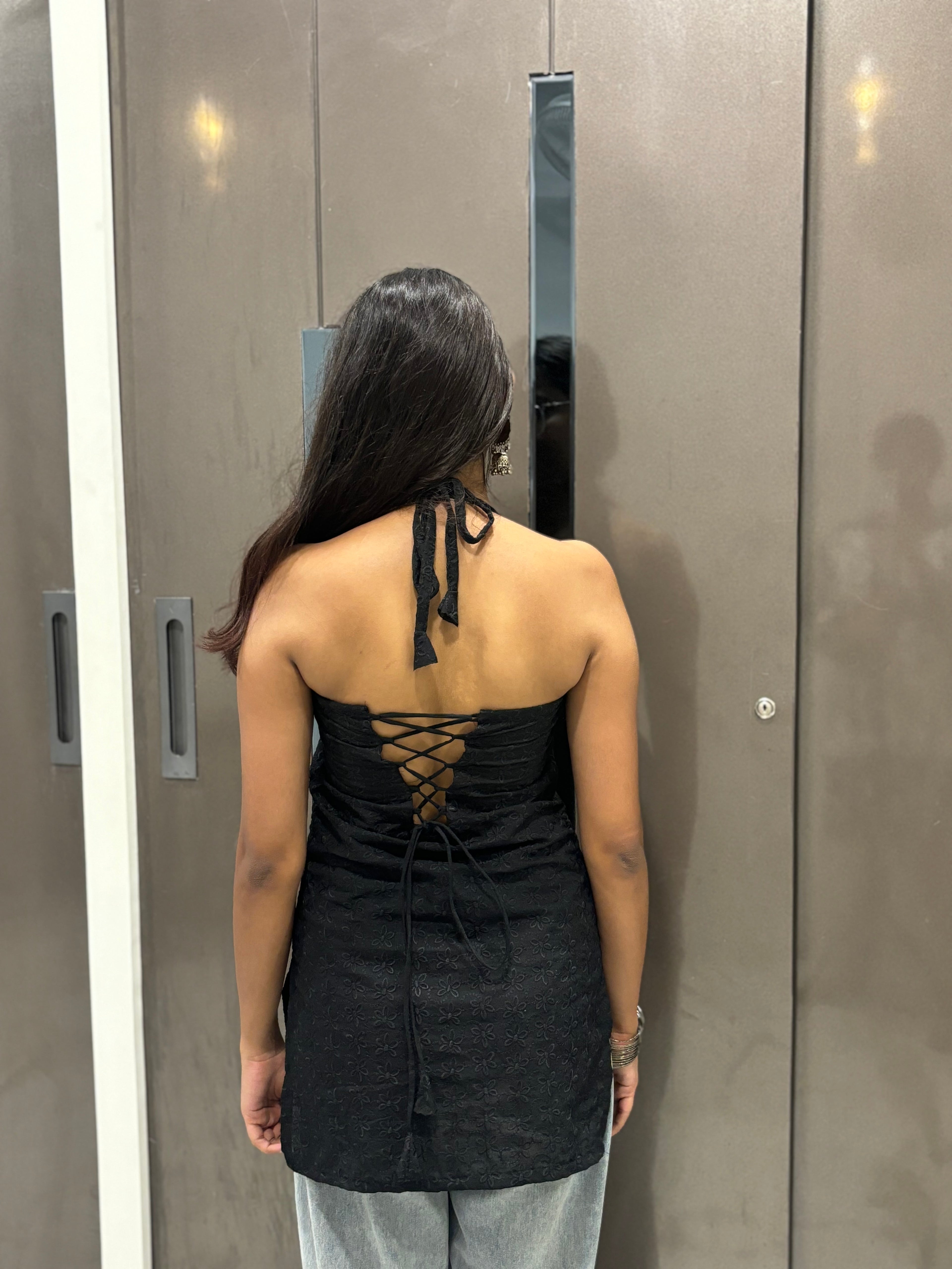 Ruhaani Halter Neck Kurti