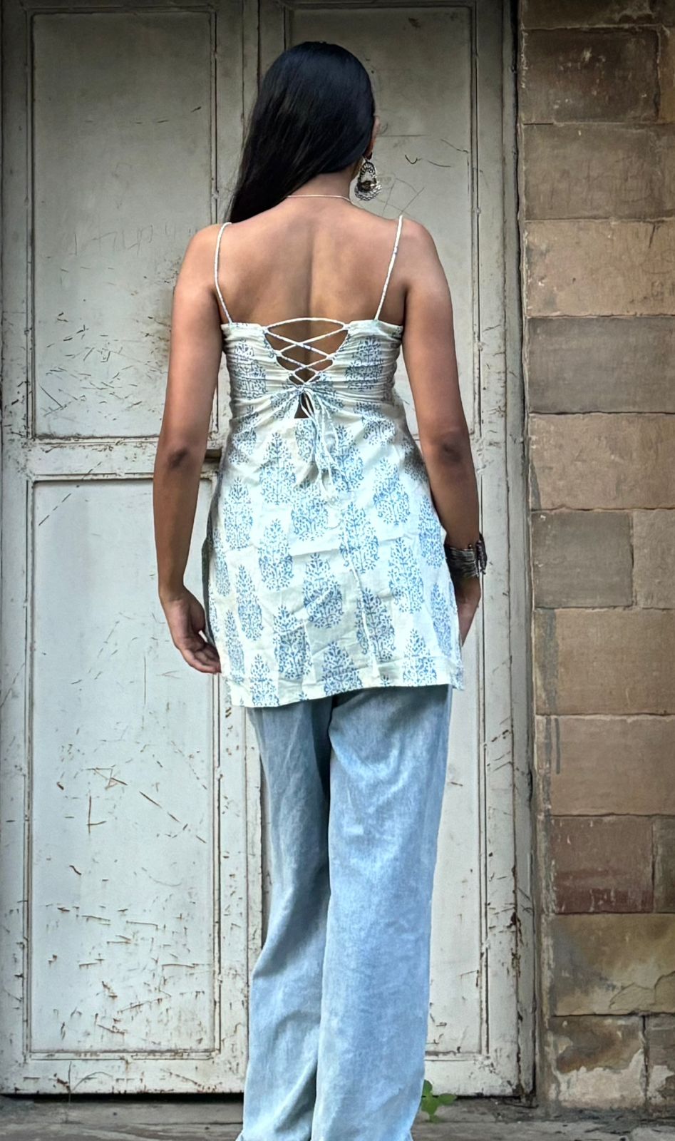 Saaz sleeveless kurti