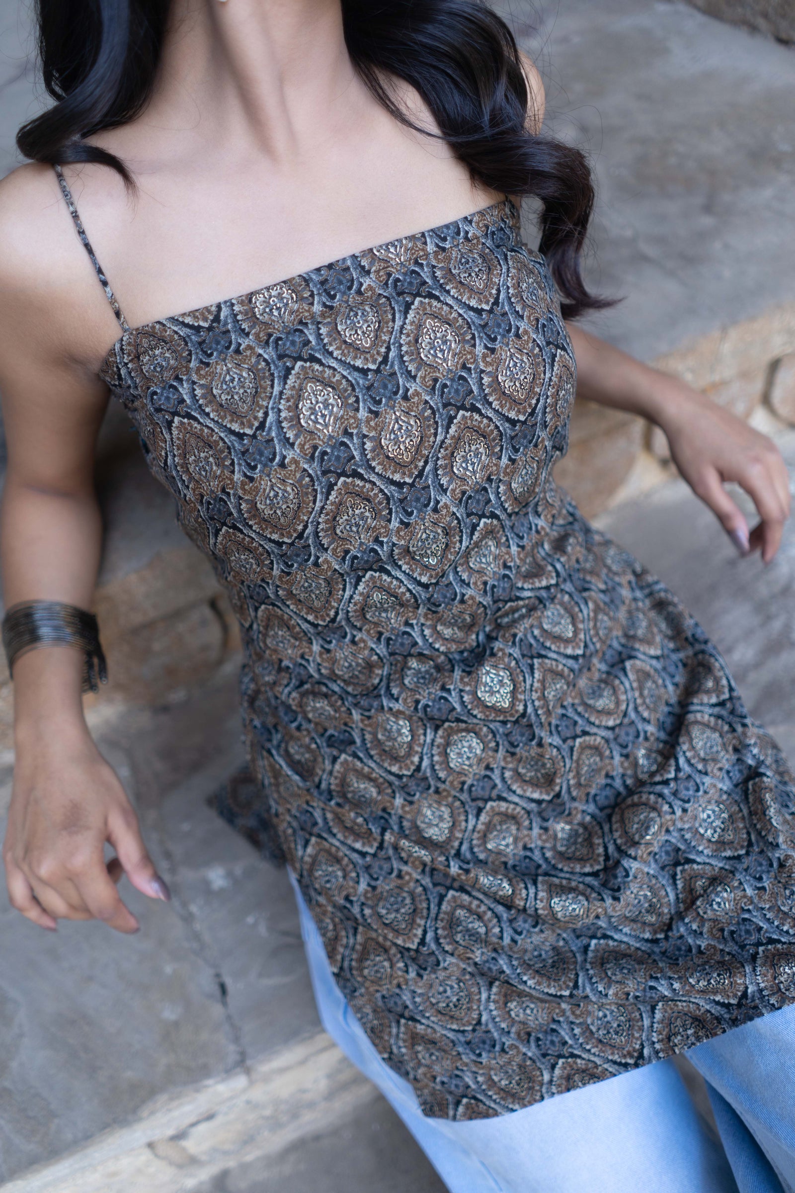 Ada Noodle Strap Kurti