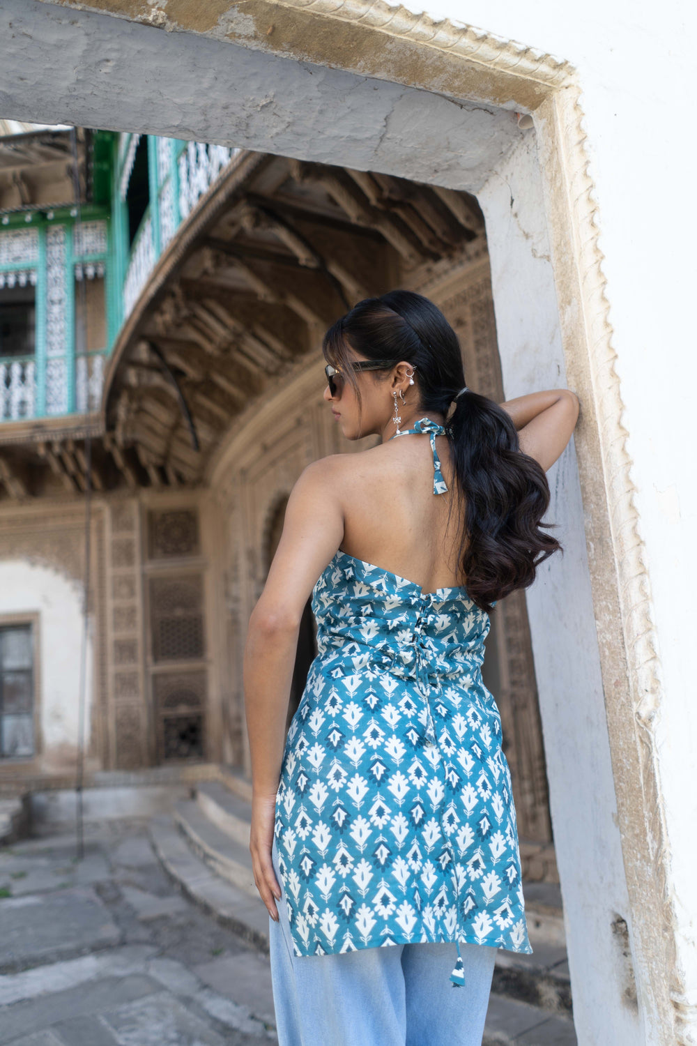 Eraya Halter Neck Kurti