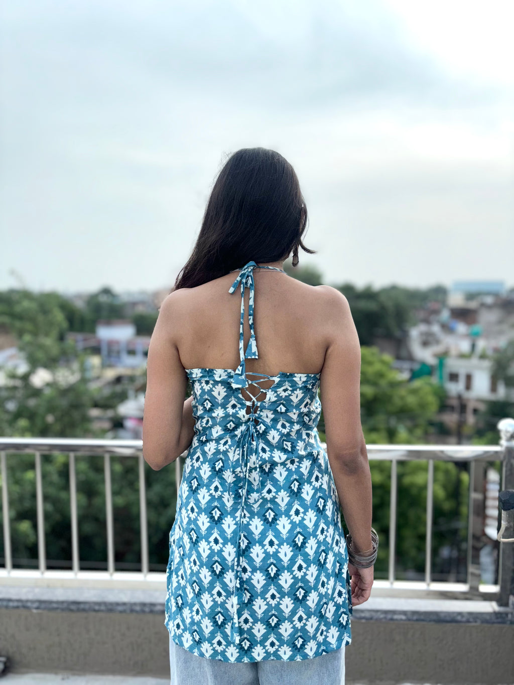 Iraya Halter Neck Kurti