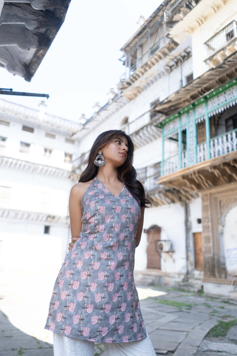 Ira Halter Neck Kurti