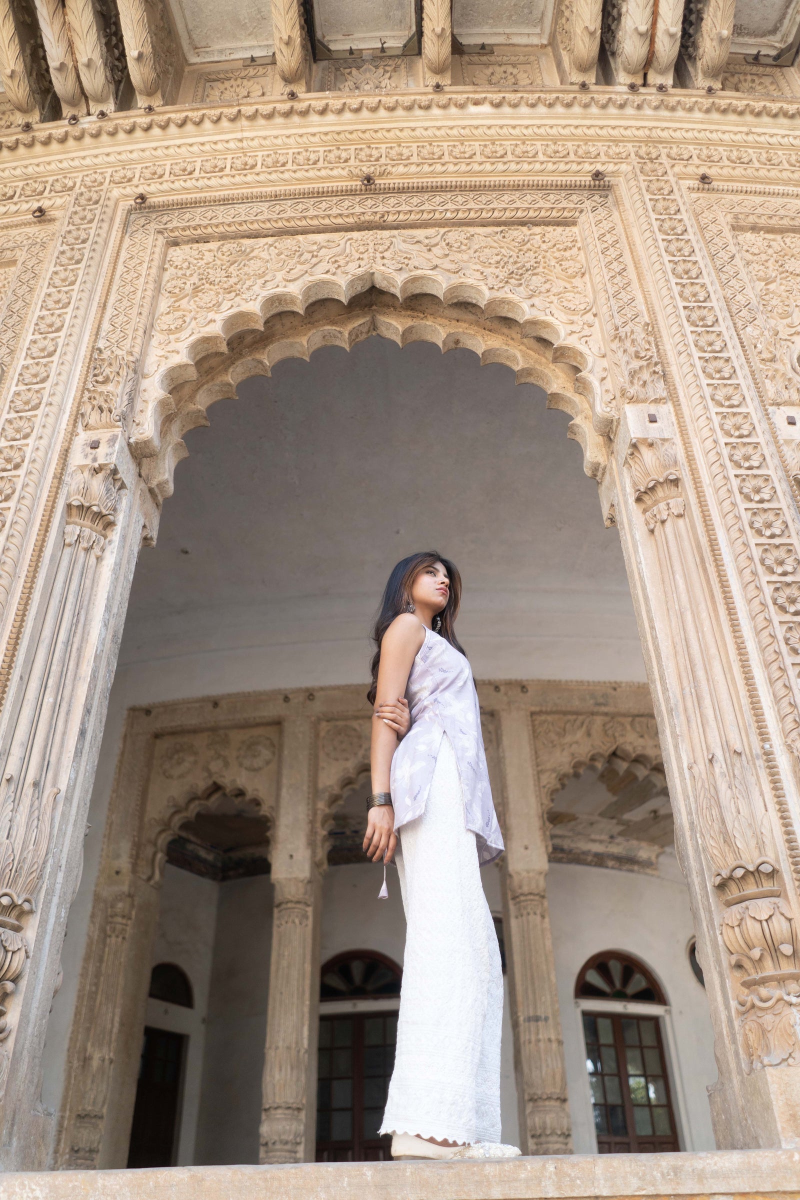 Mahnoor Halter Neck Kurti