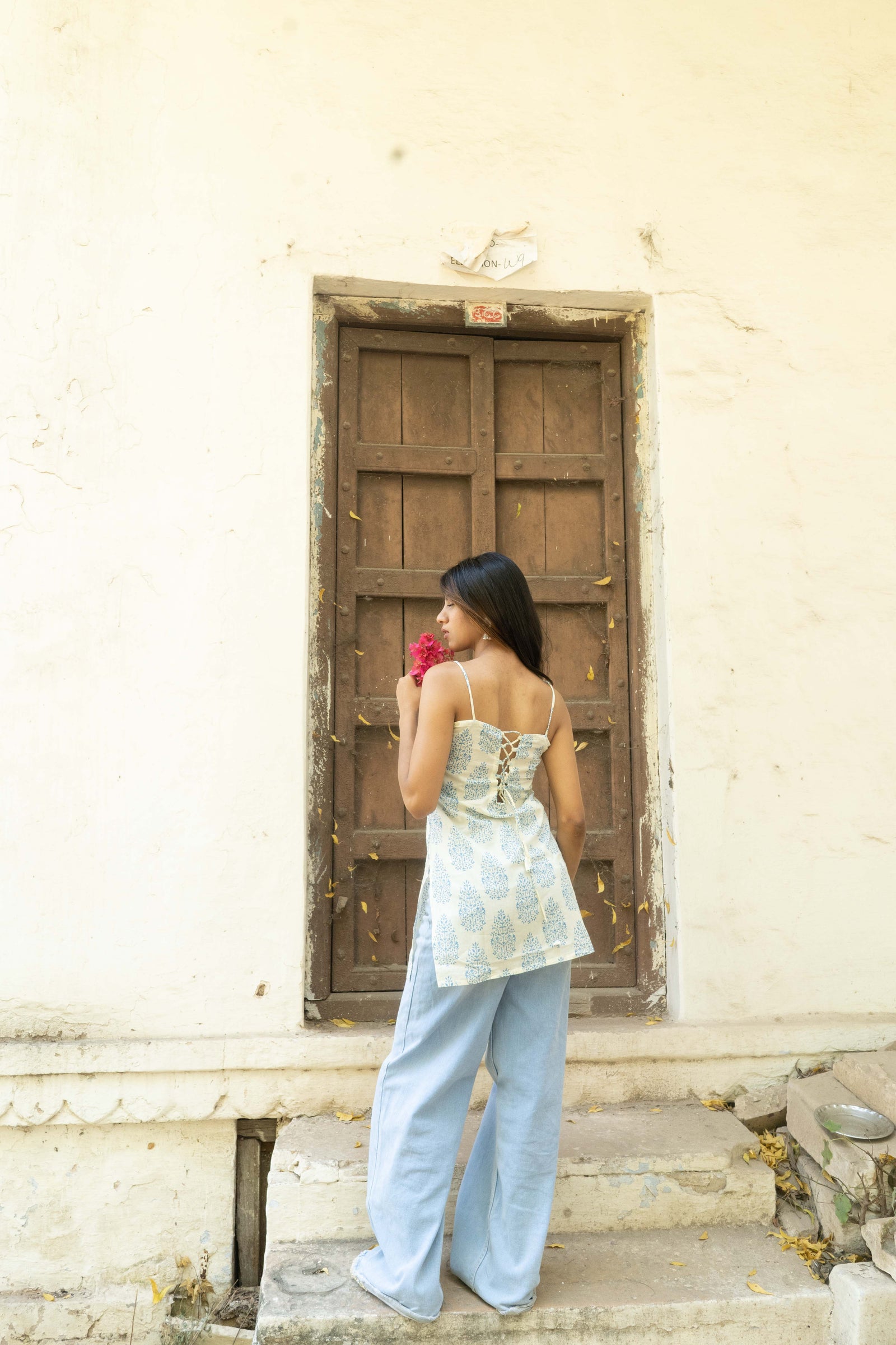 Saanjh Noodle Strap Kurti