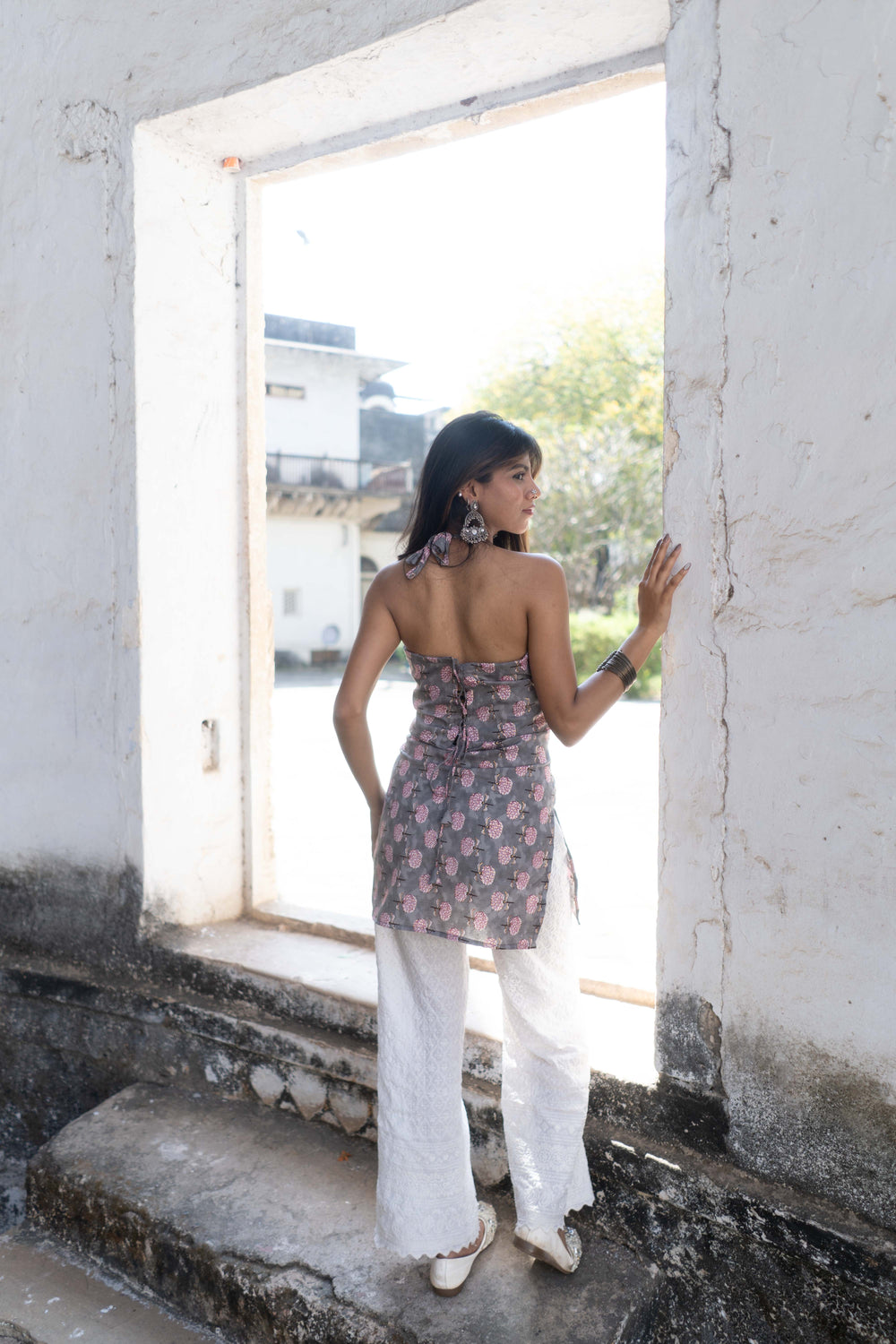 Ira Halter Neck Kurti