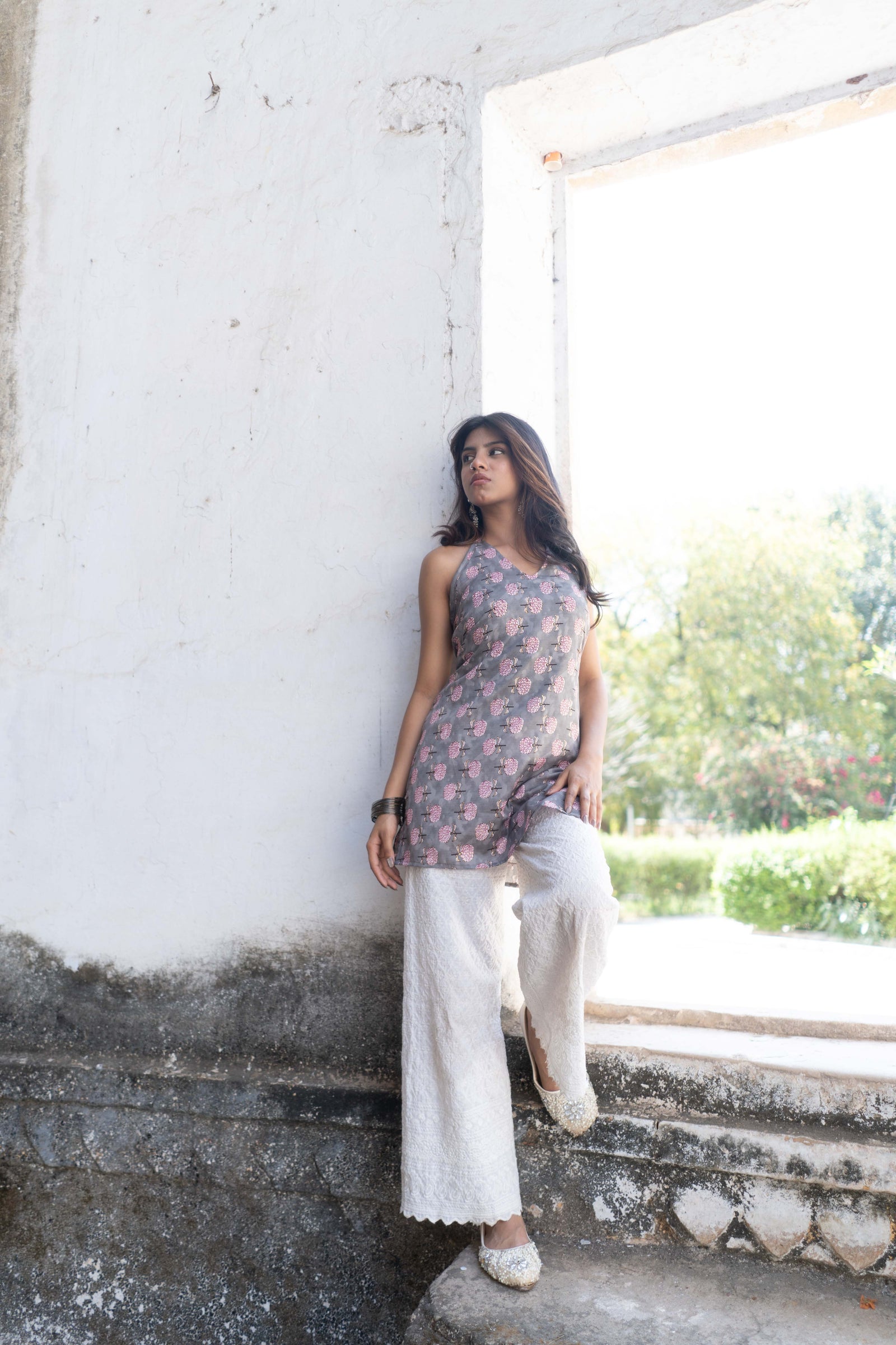 Ira Halter Neck Kurti